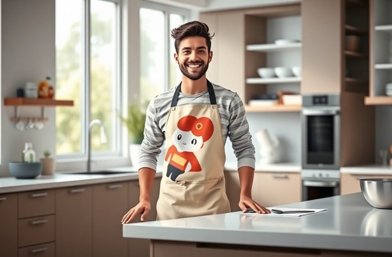 סינר עם הדפסה – איך הופכים כל מטבח לסיפור אישי (ולמה זה לא רק לשפים)