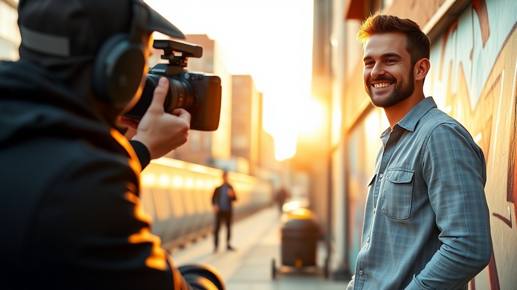 איך נראה תהליך צילום לאפליקציות דייטינג אצל אלכס