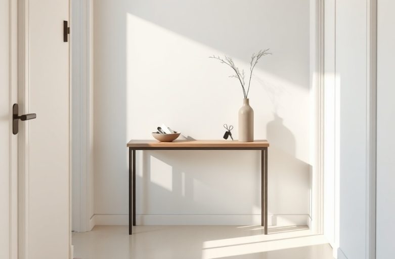 קונסולת כניסה צרה – למה זה הפתרון הכי חכם לבית שלך (ואיך בוחרים נכון)