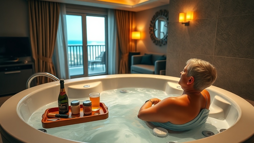 טיפים מלון עם ג'קוזי בחדר