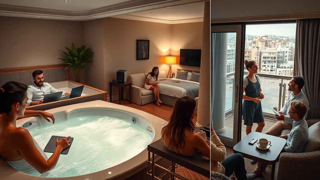 למי מלון עם ג'קוזי בחדר מתאים