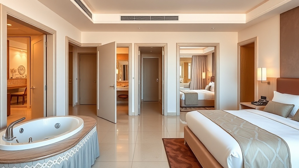 סוגי חדרים עם ג'קוזי